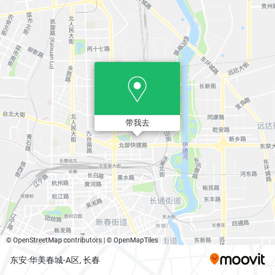 东安·华美春城-A区地图
