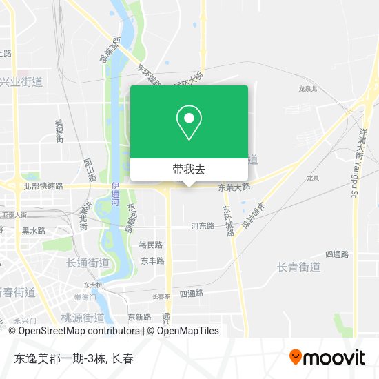 东逸美郡一期-3栋地图