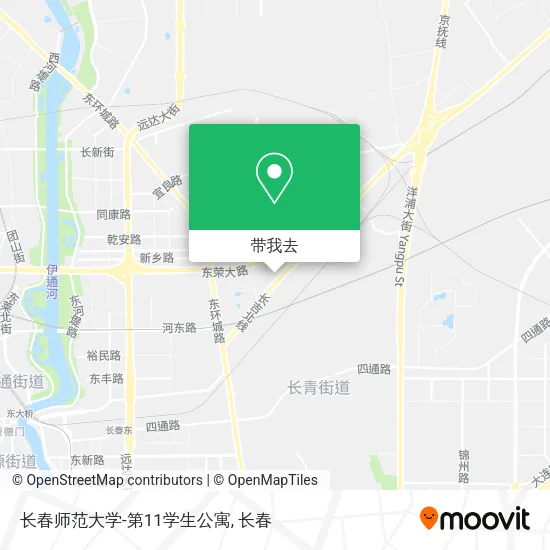 长春师范大学-第11学生公寓地图