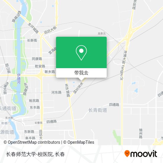 长春师范大学-校医院地图