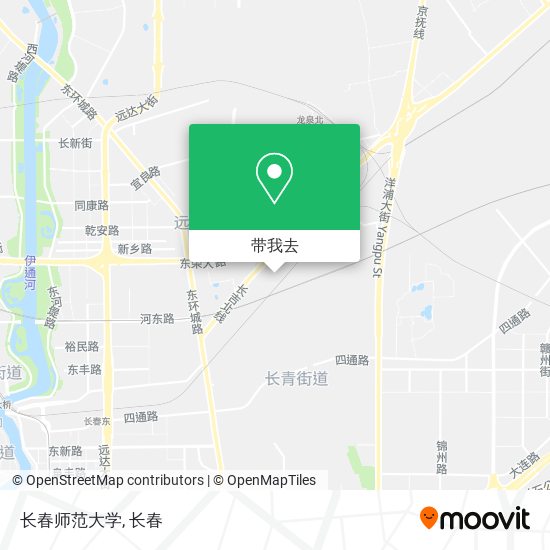 长春师范大学地图