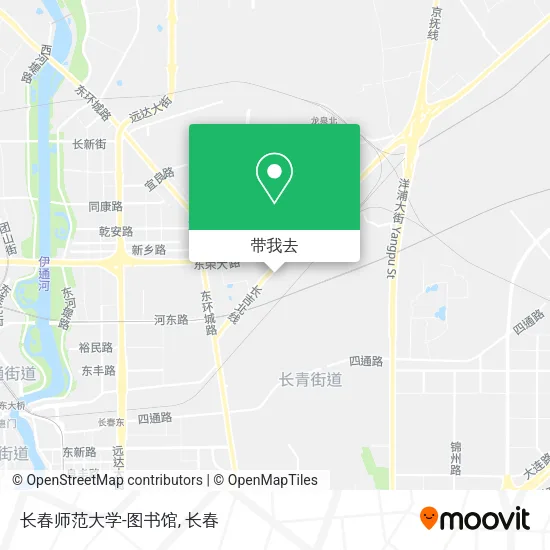 长春师范大学-图书馆地图