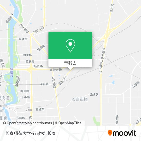 长春师范大学-行政楼地图