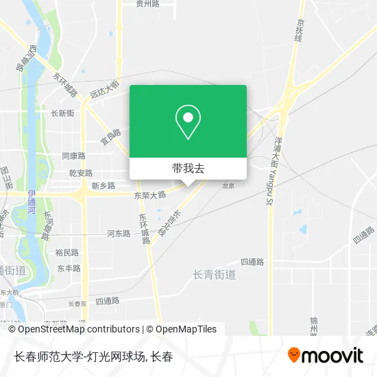 长春师范大学-灯光网球场地图