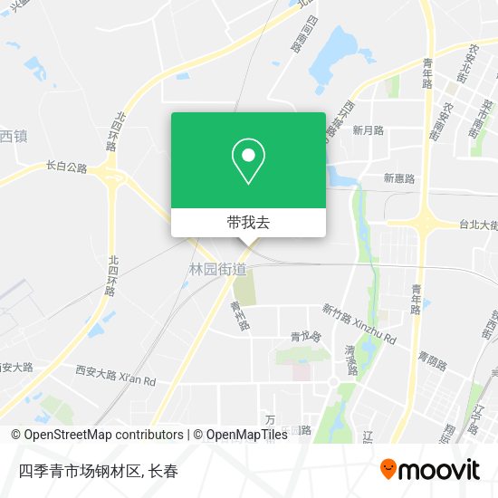 四季青市场钢材区地图