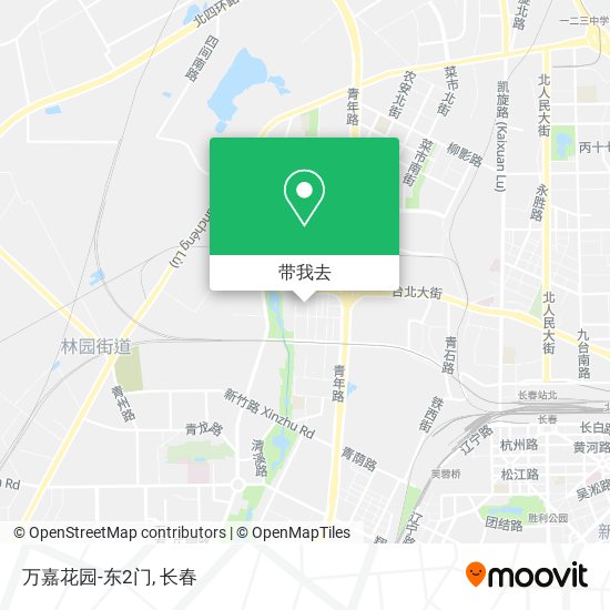 万嘉花园-东2门地图