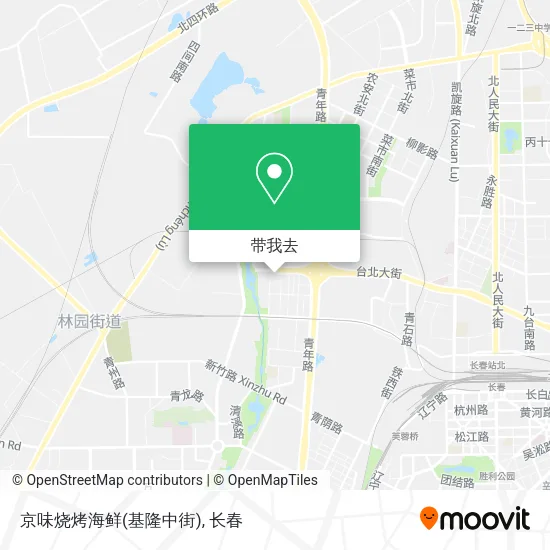 京味烧烤海鲜(基隆中街)地图