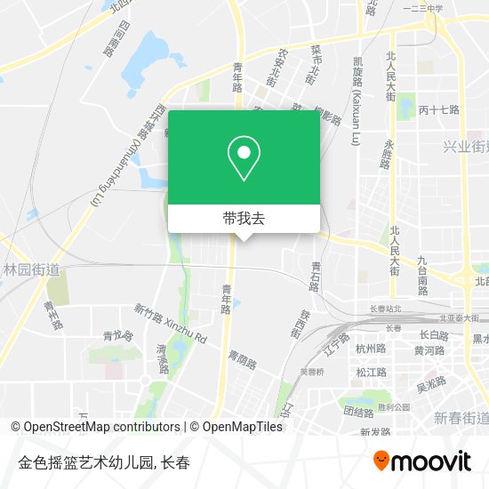 金色摇篮艺术幼儿园地图