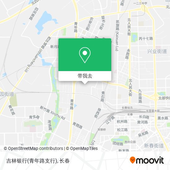 吉林银行(青年路支行)地图