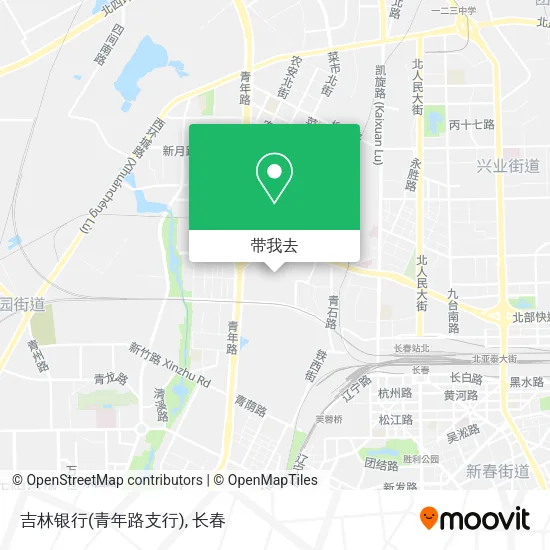 吉林银行(青年路支行)地图