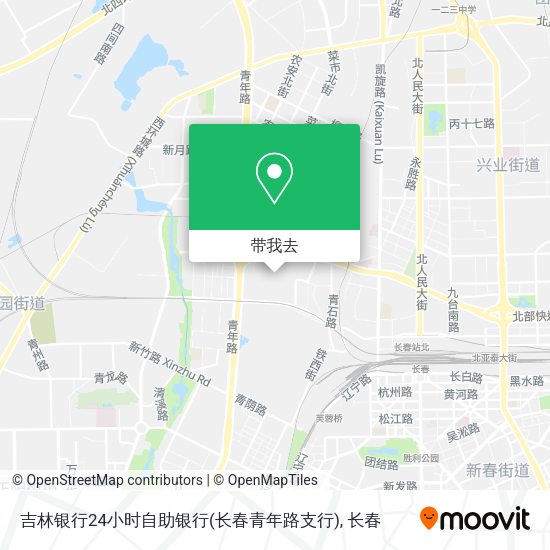 吉林银行24小时自助银行(长春青年路支行)地图