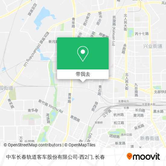 中车长春轨道客车股份有限公司-西2门地图