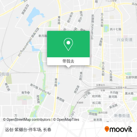 远创·紫樾台-停车场地图