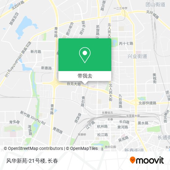 风华新苑-21号楼地图