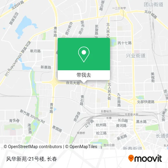 风华新苑-21号楼地图