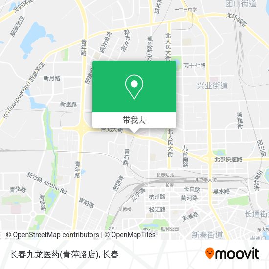 长春九龙医药(青萍路店)地图