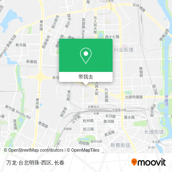万龙·台北明珠-西区地图