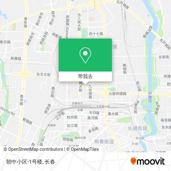 朝中小区-1号楼地图