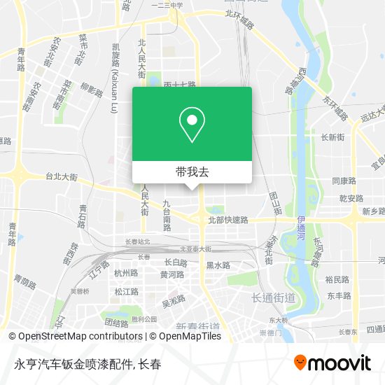 永亨汽车钣金喷漆配件地图