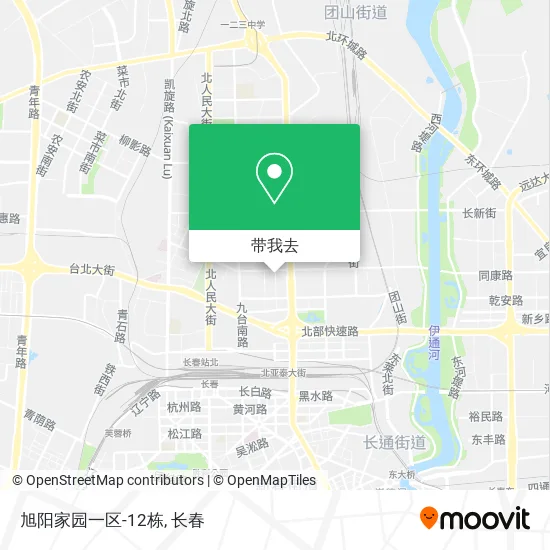 旭阳家园一区-12栋地图