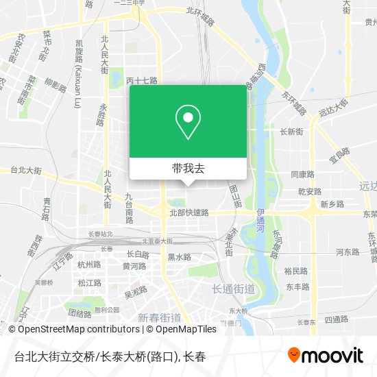 台北大街立交桥/长泰大桥(路口)地图