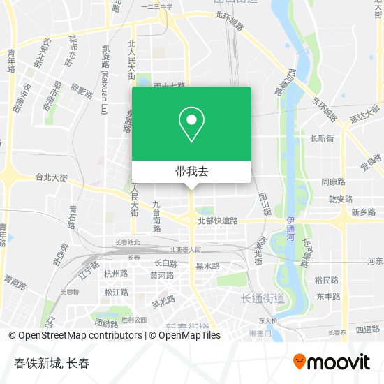 春铁新城地图