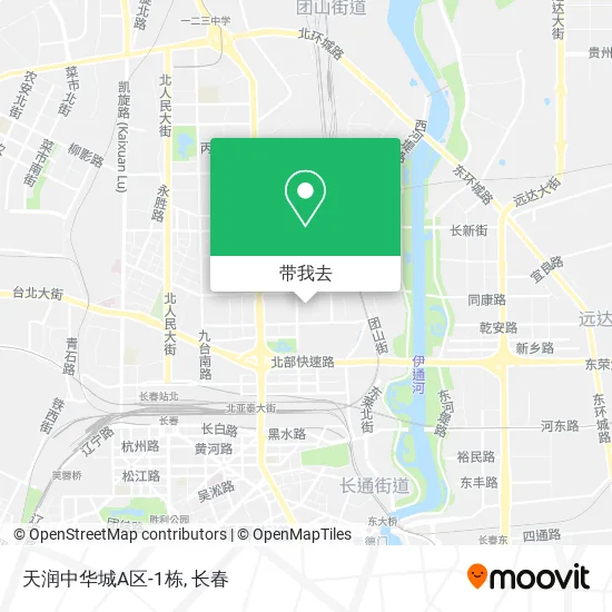 天润中华城A区-1栋地图