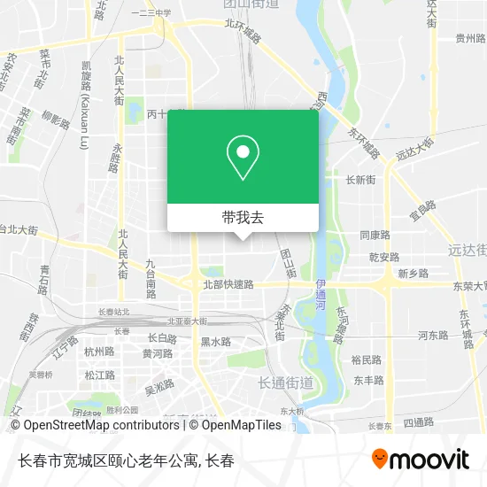 长春市宽城区颐心老年公寓地图