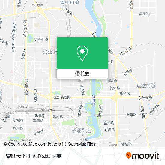 荣旺天下北区-D6栋地图