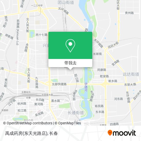 禹成药房(东天光路店)地图