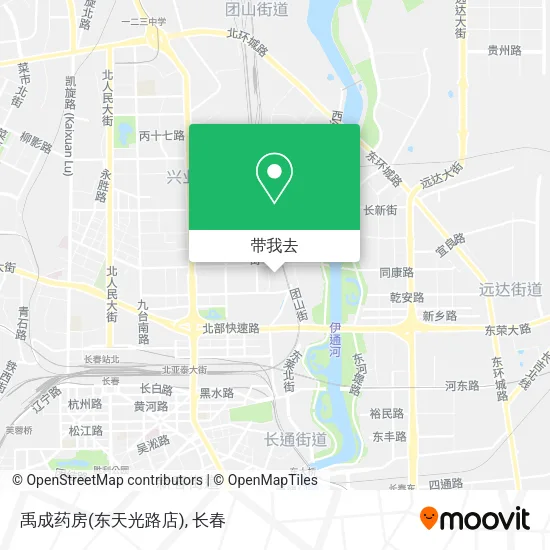 禹成药房(东天光路店)地图