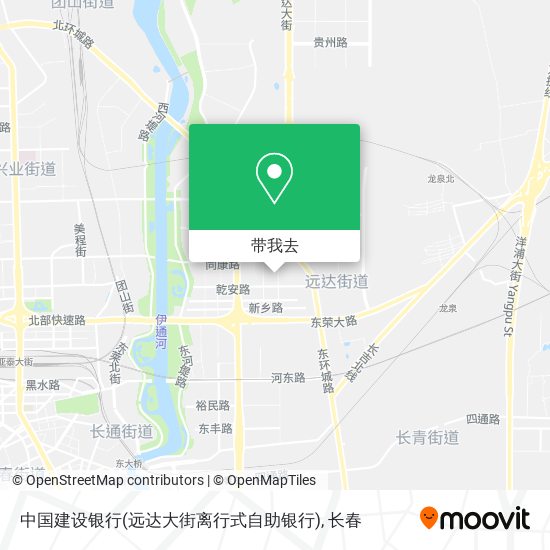 中国建设银行(远达大街离行式自助银行)地图