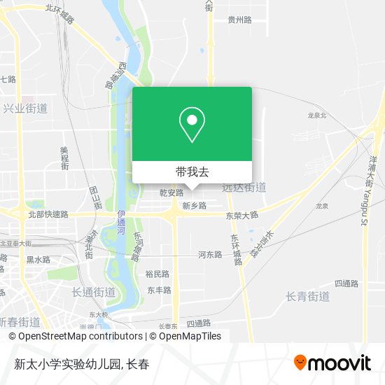 新太小学实验幼儿园地图