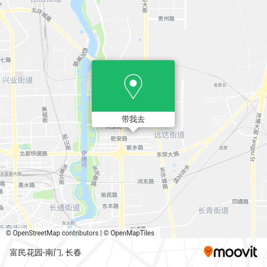 富民花园-南门地图