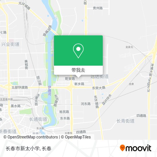 长春市新太小学地图