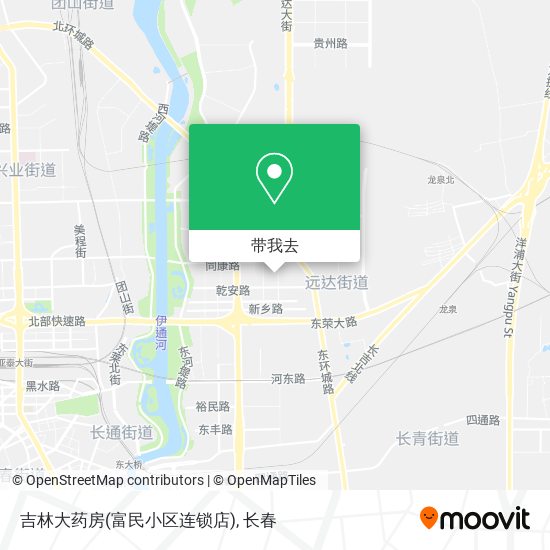 吉林大药房(富民小区连锁店)地图