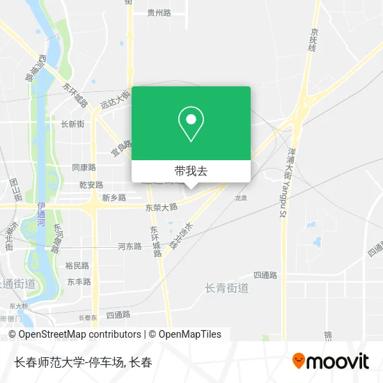 长春师范大学-停车场地图