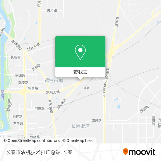 长春市农机技术推广总站地图