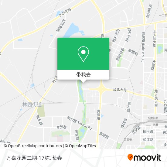 万嘉花园二期-17栋地图