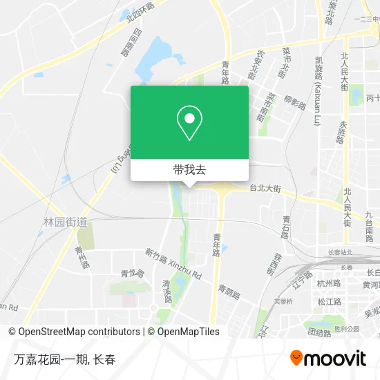 万嘉花园-一期地图