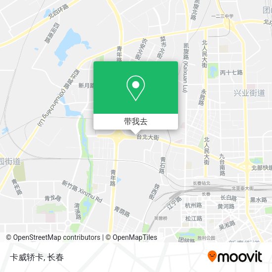 卡威轿卡地图