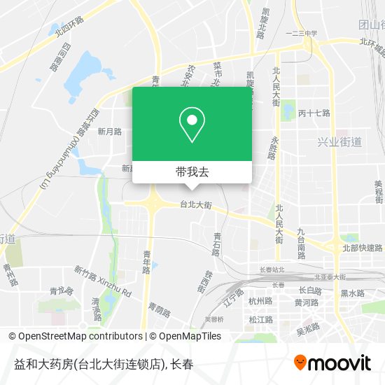 益和大药房(台北大街连锁店)地图