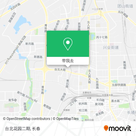 台北花园二期地图