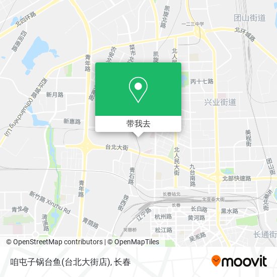 咱屯子锅台鱼(台北大街店)地图