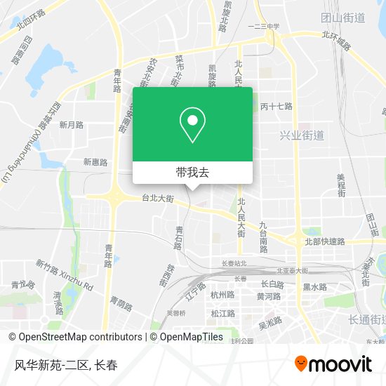 风华新苑-二区地图
