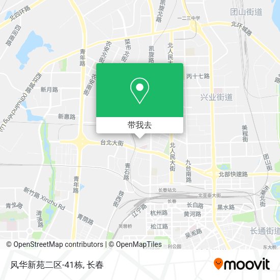 风华新苑二区-41栋地图