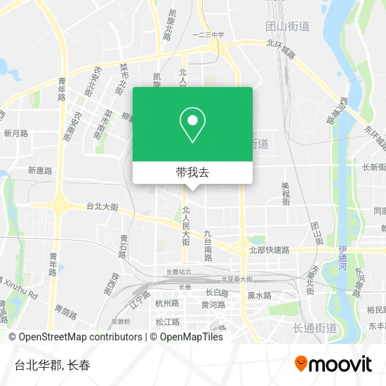 台北华郡地图