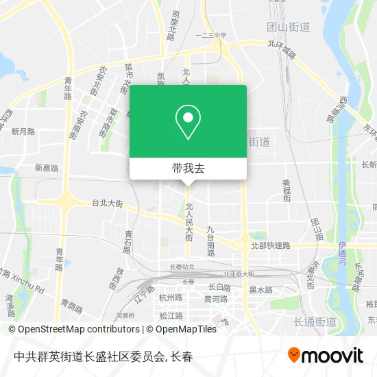 中共群英街道长盛社区委员会地图