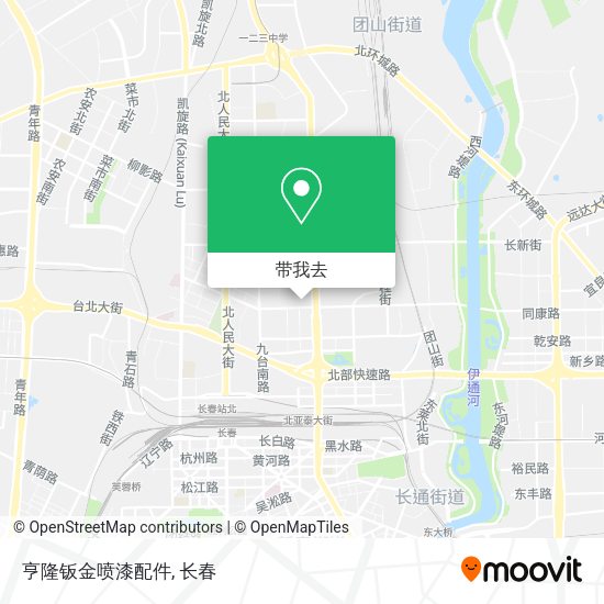 亨隆钣金喷漆配件地图