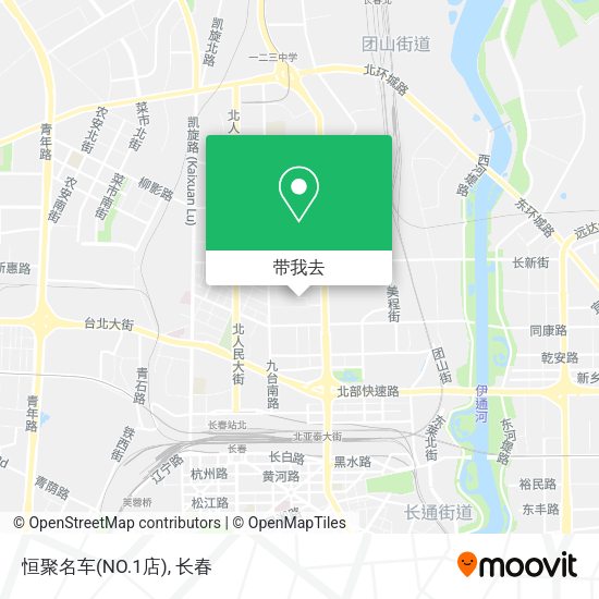 恒聚名车(NO.1店)地图